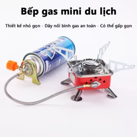 Bếp gas mini  xếp gọn siêu nhỏ