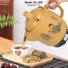 Ấm sắc thuốc Gali GL-1801  3,3L  công suất 450W