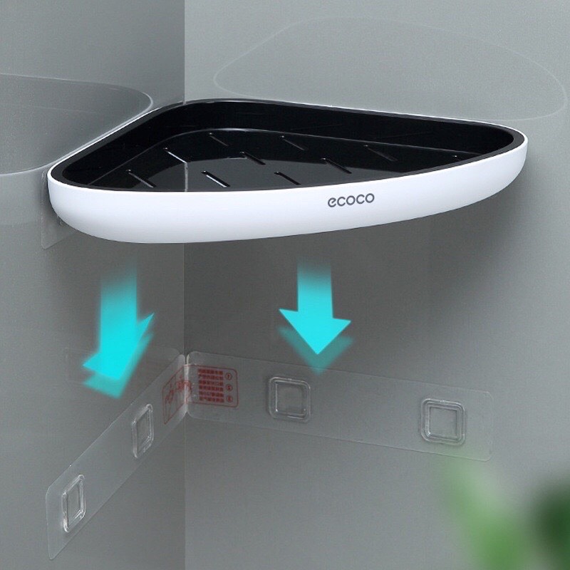 Kệ Góc Dán Tường Ecoco, Kệ Để Đồ Nhà Tắm - Nhà Bếp Tiên Lợi Kèm Miếng Dán  Siêu Chắc Tiện Lợi - Giá Sendo khuyến mãi: 120,000đ - Mua ngay! -