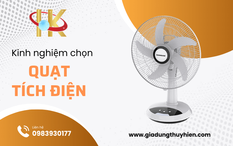quạt tích điện