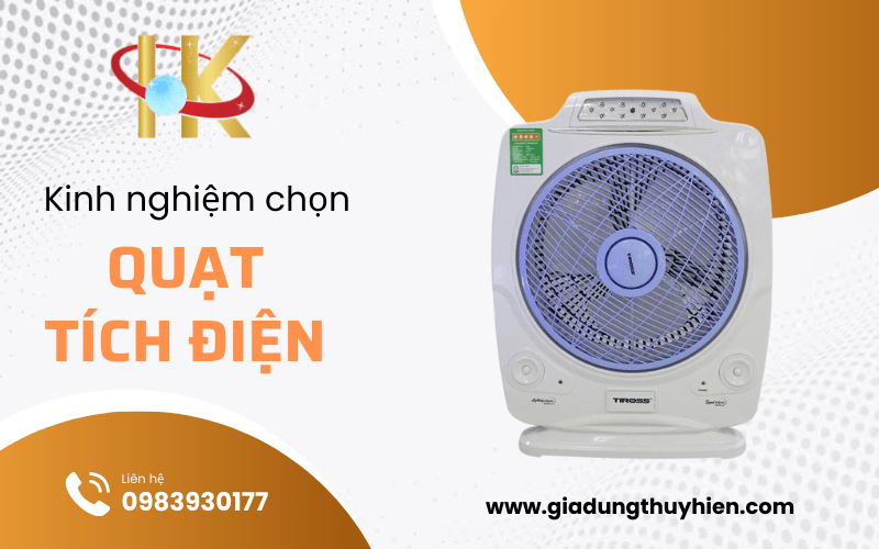 quạt tích điện
