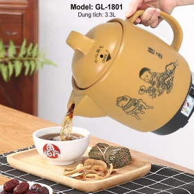 Ấm sắc thuốc Gali GL-1801  3,3L  công suất 450W