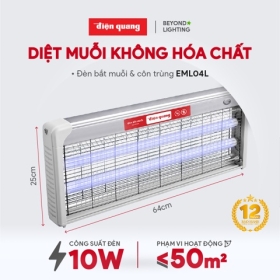 Đèn bắt muỗi Điện Quang ĐQ EML04L