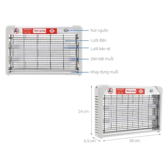 Đèn Bắt Muỗi Điện Quang ĐQ EML06L