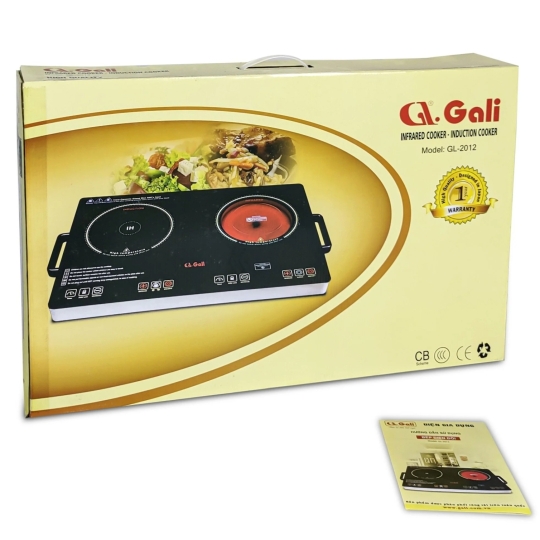 Bếp đôi GL-2012 điện từ và điện quang Gali
