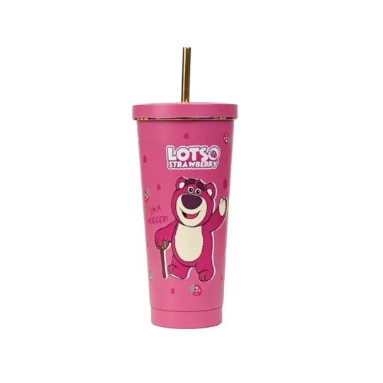 Ly Giữ Nhiệt Gấu Dâu Lotso 750ml