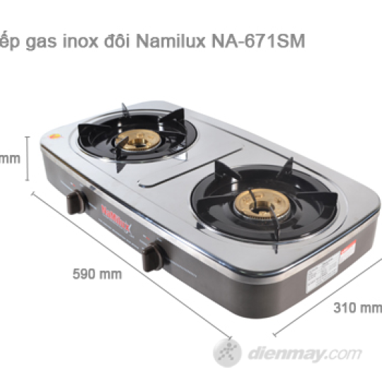 Bếp gas dương gia đình Namilux NA-590FM