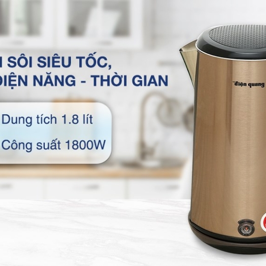 Ấm siêu tốc Điện Quang 1.8 lít ĐQ EKT08 1818 
