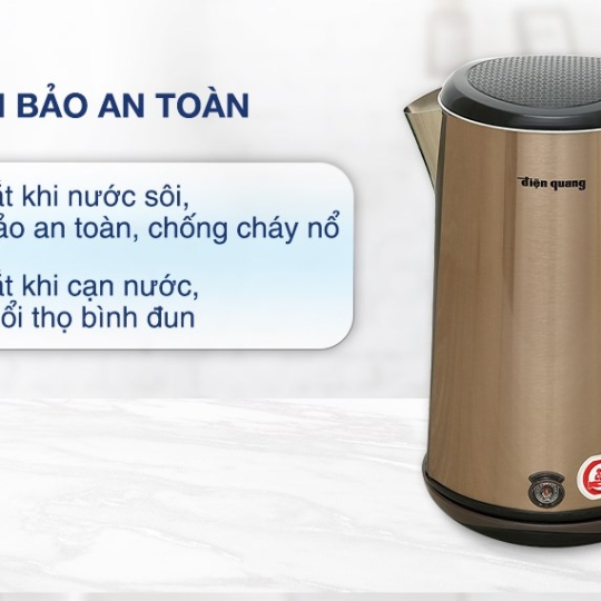 Ấm siêu tốc Điện Quang 1.8 lít ĐQ EKT08 1818 