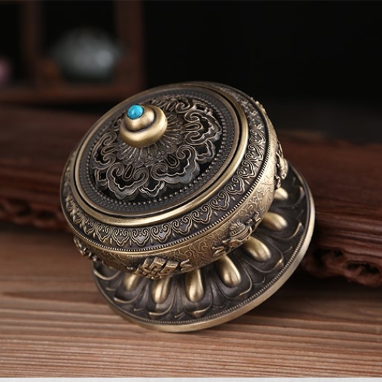Lư xông đồng họa tiết cao cấp