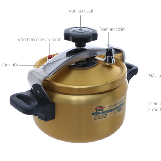 Nồi áp suất Sunhouse SHA8504