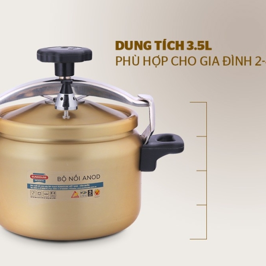 NỒI ÁP SUẤT SUNHOUSE SHA8354