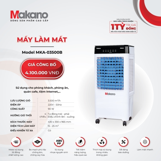 Máy làm mát Makano MKA-03500B