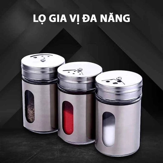  Hũ GIA VỊ Bằng Thủy Tinh